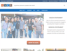 Tablet Screenshot of ivcfphil.org